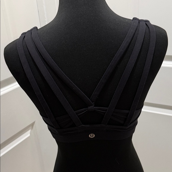 lululemon athletica Other - lululemon athletica Black Strappy Sports Bra